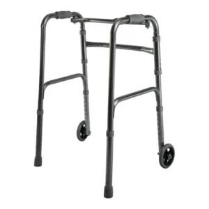 واکر تاشو مدل چرخ دار آلومینیومی - برند JTS - شفایارطب