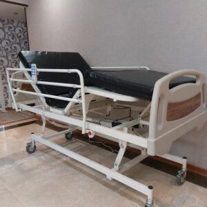 اجاره تخت بیمار برقی مدل 3 شکن تنظیم ارتفاع دار بیمارستانی