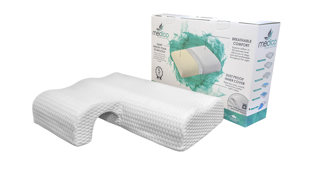 بالشت مموری فوم مدل رمانتیک برند مدیکو - شفایارطب