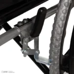 ویلچر تاشو ساده مدل 809 R پره پلاستیکی برند JTS - شفایارطب